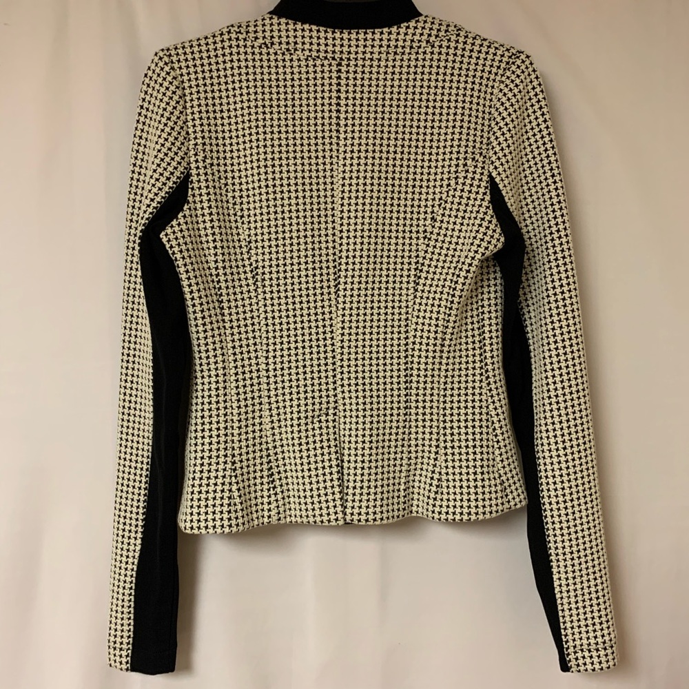Nanette Lepore Jacket Houndstooth Print - Picture 4 of 4